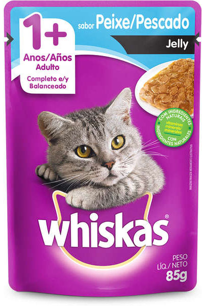 Sache Whiskas Peixe Jelly 85Gr - Empire Pet